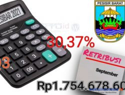 Target Jumbo PAD Retribusi Pesibar 30,37 Persen di Q3, Ini Rincian per OPD
