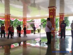 Sekkab Aan Lepas 25 Atlet dan Official Kejurda, Lambar Tuan Rumah Pencak Silat