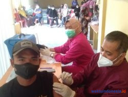 Pekon Puralaksana Gelar Vaksinasi, Camat Bambang: Ini Efektif