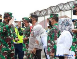Panglima TNI Tinjau Vaksinasi Merdeka di Lampung: Habiskan Semua Vaksin
