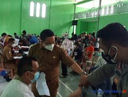Kebut Vaksinasi, Polres Mesuji Siapkan 1.000 Dosis per Kecamatan
