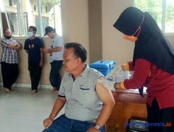 Luar Biasa, Vaksinasi di Desa Mulya Agung Capai 90 Persen.