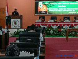 DPRD Pesawaran Gelar Rapat Paripurna Pengesahan Sembilan Perda