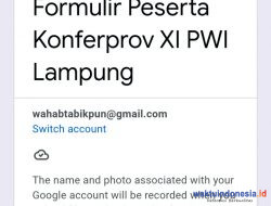 Peserta Konperfrov PWI Lampung Wajib Registrasi Google Form, Ini Linknya