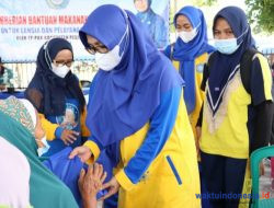 Ketum TP PKK Pesibar Serahkan Bantuan Makanan Tambahan untuk 122 Lansia