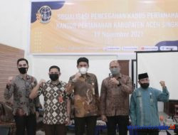 BPN Aceh Singkil Ungkap Dasar Penyelesaian Kasus Pertanahan