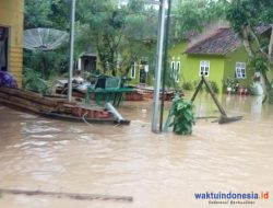 Sungai Wayratai Meluap, 4 Desa di Pesawaran Banjir