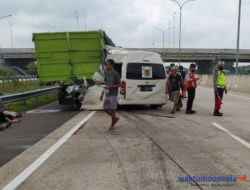 Kecelakaan di Tol Jalur Bandung KM 108 Tegineneng, 4 Tewas Belasan Luka-Luka
