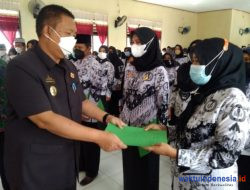 Disdik Pesawaran Kukuhkan Ratusan Korwilcam dan Kepala SD-SMP