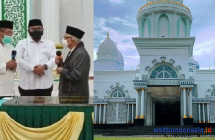 Wapres Ma'ruf Amin Resmikan Masjid Safinatul Ulum UIN Raden Intan Lampung