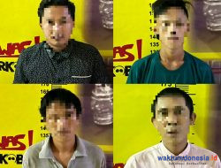 Transaksi Narkoba Jenis Sabu, 4 Pelaku Berhasil Dibekuk Polisi