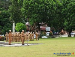 Bupati Kabupaten Lampung Barat Pimpin Apel: ASN Harus Punya Loyalitas dan Tak Cuek