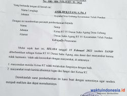 Terkesan Arogan, Baru Dilantik Kades Gebang Main Pecat Aparat