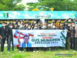 Puluhan Anak Muda di Lampung Dukung Muhaimin Iskandar Presiden 2024