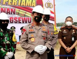 Peletakan Batu Pertama Grounbreaking Mako Polres Pringsewu
