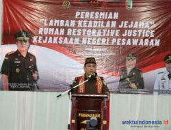 Kajati Lampung Resmikan Rumah Restorative Justice Di Pesawaran
