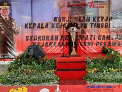 Kajati Lampung Bangga Kejari Pesawaran Tempati Kantor Baru
