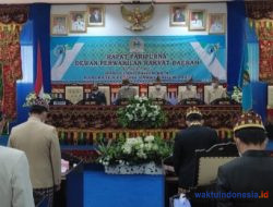 DPRD Gelar Rapat Paripurna Istimewa HUT Pesisir Barat ke-9, Bupati Agus Ungkap Capaian Kinerja Makro