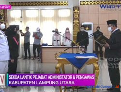 Sekda Lampung Utara Lantik Pejabat Administrator dan Pengawas