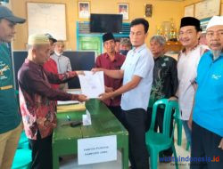 Balon Peratin Petahana Kampung Jawa Pesisir Barat Serahkan Berkas untuk Pilratin 27 Juli 2022