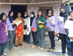 Jumat Barokah Hari Keempat Lebaran, Srikandi Dermawan Teluk Pandan Bagikan Sodaqoh