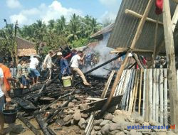 Satu Rumah Ludes Rata Dengan Tanah Dilalap Si Jago Merah Di Marga Punduh