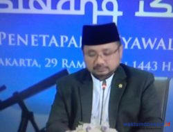 Kompak! 1 Syawal 1443 H Jatuh 2 Mei 2022