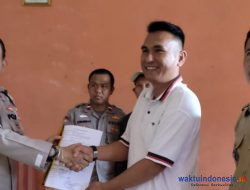 Warga Hujung Lampung Barat Hibahkan Tanah untuk Pos Polisi