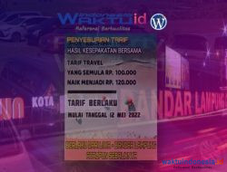 Tiba-Tiba! Ongkos Travel Liwa – Bandar Lampung Naik 20 Persen, Ini Kata Dishub Lambar