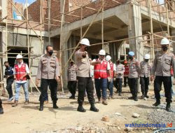 Pastikan Berjalan Baik, Kapolda Lampung Tinjau Pembangunan Mapolres Pringsewu