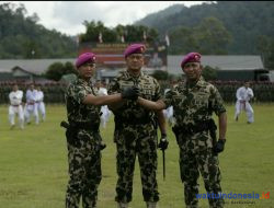 Danbrigif 4 Marinir/BS Lampung Pimpin Sertijab Danyonif 9 Marinir