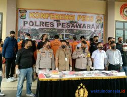 Polres Pesawaran Ungkap 7 Kasus Dengan 8 Tersangka Selama Ops Sikat Krakatau