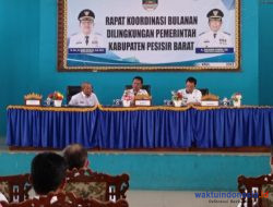 Bupati Pesisir Barat Minta Tiap OPD Tingkatkan Koordinasi