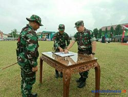 Bupati Dendi Pimpin Upacara Dan Buka TMMD Ke-114 Tahun 2022