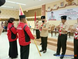 Bupati Dendi Lepas 16 Kontingen Pramuka Ke Jambore Nasional Cibubur