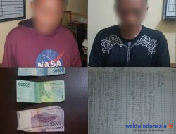 2 Pelaku Judi Kupon Putih Di Desa Sukadadi Diringkus Polisi