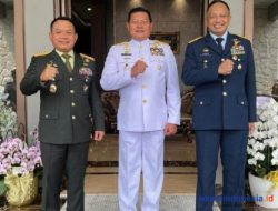 Pimpinan 3 Matra TNI Kumpul di Rumah KSAD usai Pidato Kenegaraan Presiden
