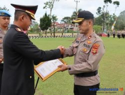 34 Polisi Lampung Barat dan 3 Satfung Dapat Penghargaan, Ini Pretasinya