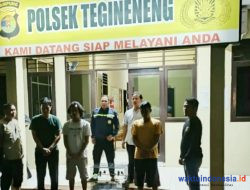 Curi Burung Murai, Lima Pelaku Diamankan Polisi Di Tegineneng