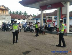 Pasca Kenaikan Harga BBM, Polres Pesawaran Perketat Pengamanan SPBU