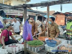 Pastikan Stok Bahan Pangan Aman, Satgas Pangan Pantau Pasar Gedong Tataan