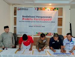 Bawaslu Lampung Barat Gandeng SMSI dan 10 Organisasi Awasi Pemilu 2024
