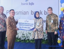 Simbolis, Pemkab Pesawaran Serahkan Bantuan Dana CSR