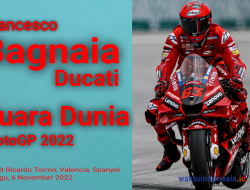 Pecco Bagnaia Juara Dunia MotoGP 2022, Catak Sejarah bagi Ducati dan Italia