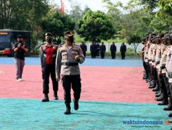 Amankan Pilkades Serentak, Polres Pesawaran Turunkan 318 Personel