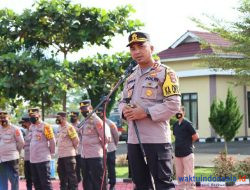 Polres Pesawaran Gelar Apel Kesiapan Pengamanan Nataru