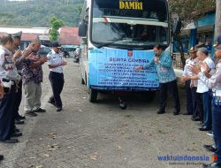 2 Armada DAMRI Resmi Mengaspal di Lampung Barat, PP Liwa-Kebun Tebu, Tarifnya Murah Banget!