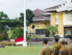Pimpin Upacara Bendera, Bupati Dendi Sampaikan Regulasi Disiplin PNS
