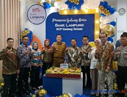 Bank Lampung Gedong Tataan Tempati Kantor Baru, Ini Harapan Bupati Dendi
