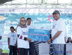 Jalan Sehat BUMN di Pesisir Barat Diikuti 1.500 Peserta